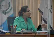 Juez Silvia de León, recusada dentro de caso por atentados contra Miriam Reguero. Foto La Hora: Sergio Osegueda