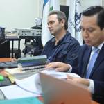 Exdiptuado Jorge García Silva, enfrenta audiencia de primera declaración por caso Insivumeh. Foto La Hora: Fabricio Alonzo