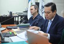 Exdiptuado Jorge García Silva, enfrenta audiencia de primera declaración por caso Insivumeh. Foto La Hora: Fabricio Alonzo