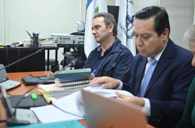 Exdiptuado Jorge García Silva, enfrenta audiencia de primera declaración por caso Insivumeh. Foto La Hora: Fabricio Alonzo