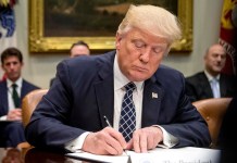 Estas son algunas de las órdenes ejecutivas que firmó Donald Trump en su primer día Donald Trump. Foto: EFE/La Hora