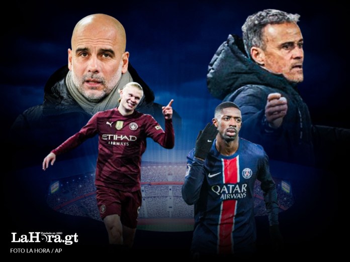 El PSG y Manchester City jugarán una final adelantada en la Champions League por la séptima jornada de la fase de grupos del torneo más importante a nivel de clubes. Foto La Hora: AP- Diseño Roberto Altán