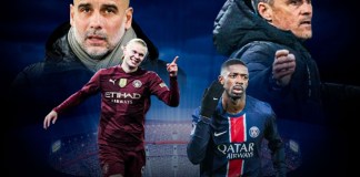 El PSG y Manchester City jugarán una final adelantada en la Champions League por la séptima jornada de la fase de grupos del torneo más importante a nivel de clubes. Foto La Hora: AP- Diseño Roberto Altán