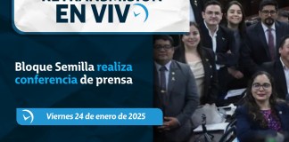 Retransmisión: Bloque Semilla realiza conferencia de prensa