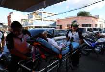 Cindy Sucely Rodríguez Rodas resultó herida en un asalto. Foto: Bomberos Voluntarios / La Hora