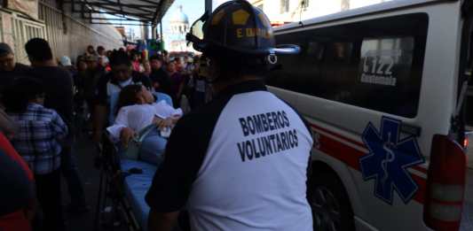 Cindy Sucely Rodríguez Rodas resultó herida en un asalto. Foto: Bomberos Voluntarios / La Hora