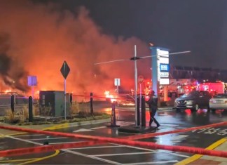 Avioneta se estrelló en Filadelfia. Foto: RRSS