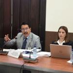 El viceministro de Finanzas, Walter Figueroa, responde por la asignación a los Codedes. Foto La Hora: José Orozco