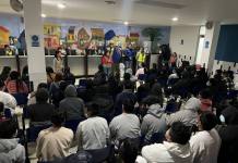 El IGM informó acerca de la recepción de retornados procedentes de un vuelo desde Estados Unidos, el cual aterrizó en horas de la madrugada.