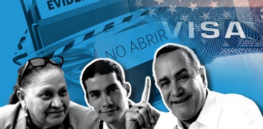 El expresidente Alejandro Giammattei fue sancionado el 17 de enero de 2024, tres días después de dejar el cargo de mandatario. Diseño: La Hora / Roberto Altán.