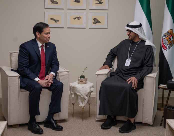 Los Emiratos Árabes rechazó ante la visita de Marco Rubio el desplazamiento forzoso de palestino en la franja de Gaza.