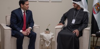 Los Emiratos Árabes rechazó ante la visita de Marco Rubio el desplazamiento forzoso de palestino en la franja de Gaza.