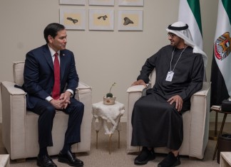 Los Emiratos Árabes rechazó ante la visita de Marco Rubio el desplazamiento forzoso de palestino en la franja de Gaza.