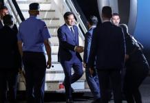 El secretario de Estado de EE.UU. Marco Rubio llega a República Dominicana Foto La Hora: EFE