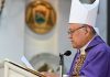 Francisco Montecillo Padilla, en misa de Catedral Metropolitana. Foto La Hora AGN