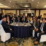 De derecha a izquierda, Jonas Hernández, Erick Schaeffer, Juan Luis Pantaleón, Rafael Curruchiche, Ángel Pineda, Noé Rivera, Julio César Recinos, entre otras personas. Foto: Coalición Gremial