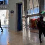 El aeropuerto fue cerrado tras la balacera. Foto La Hora: @Danielo_granola en X