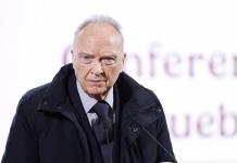Fiscalía de México ha solicitado 4 veces a EE.UU. extradición de Ismael «Mayo» Zambada El titular de la FGR, Alejandro Gertz Manero, habla durante una rueda de prensa este martes, en el Palacio Nacional, en Ciudad de México (México). La Fiscalía General de la República (FGR) mexicana reveló que ha pedido cuatro veces a Estados Unidos la extradición de Ismael El 'Mayo' Zambada, quien el viernes pasado exigió su repatriación a México con el argumento que lo secuestraron para entregarlo.. Foto La Hora: EFE