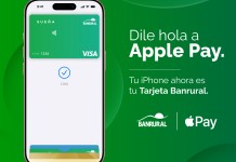 Banrural anuncia la incorporación de Apple Pay en sus tarjetas. Foto: Banrural.