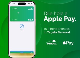 Banrural anuncia la incorporación de Apple Pay en sus tarjetas. Foto: Banrural.