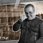 El exministro de Comunicaciones, Alejandro Sinibaldi, y el edificio que le fue devuelto por el juez Delmar González. Diseño: La Hora / Alejandro Ramírez.
