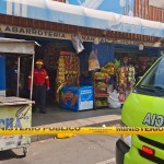 El ataque armado en la zona 11 capitalina ocurrió a las afueras del Hospital Roosevelt. Allí quedó sin vida un hombre que presuntamente prestaba servicio de taxi. Foto La Hora: Daniel Ramírez