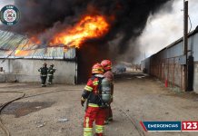 Bomberos Municiapales incendio