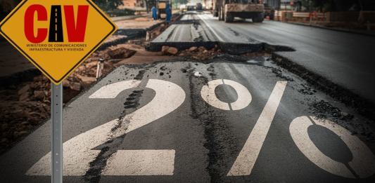 Una carretera expone algunos de los casos en los que se encuentran las carreteras en el país.