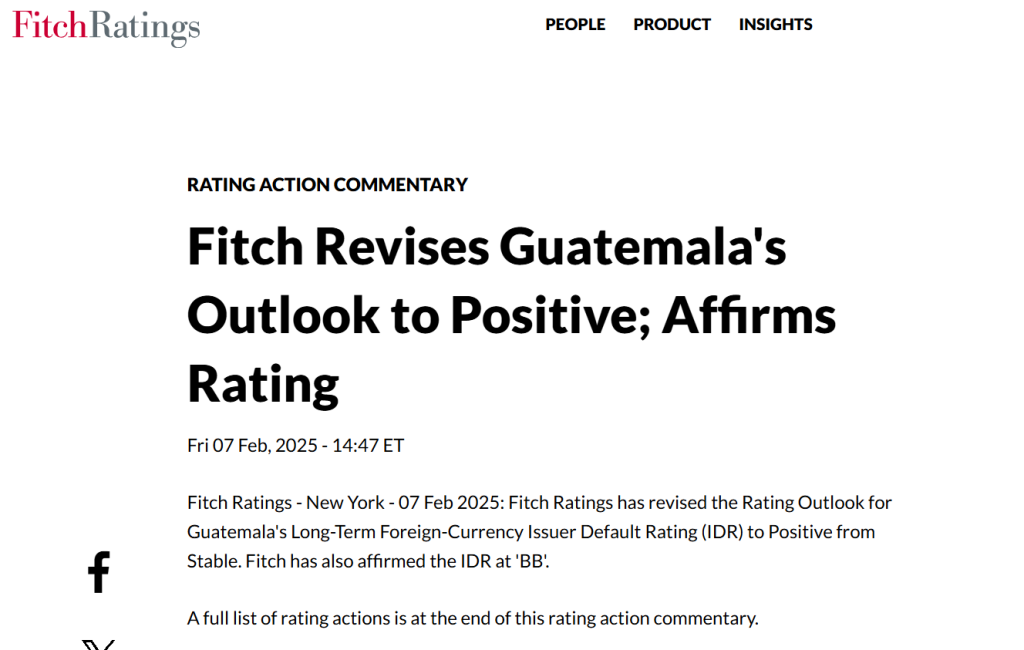 calificación de Fitch Ratings