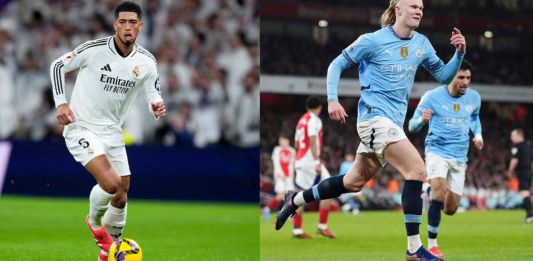 Manchester City recibe al Real Madrid este martes en la ida de los playoffs de la Champions League con el objetivo de avanzar a los octavos de final. Foto La Hora: AP