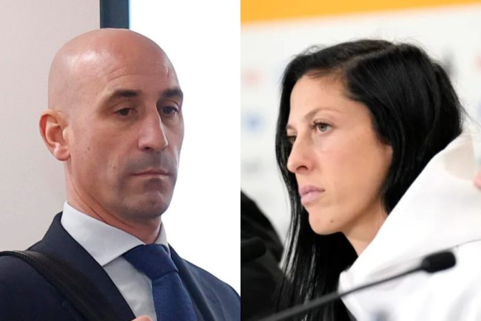 Luis Rubiales y Jenni Hermoso