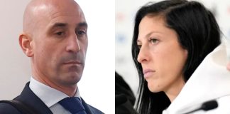 Luis Rubiales y Jenni Hermoso