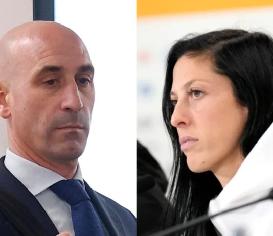 Luis Rubiales y Jenni Hermoso