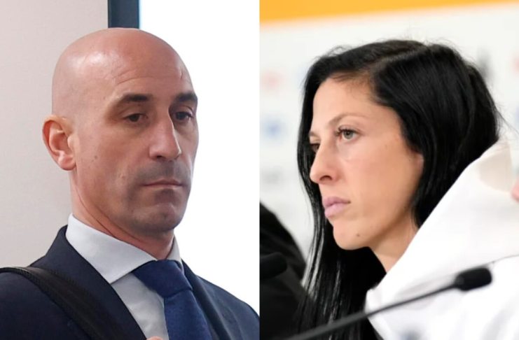 Luis Rubiales y Jenni Hermoso