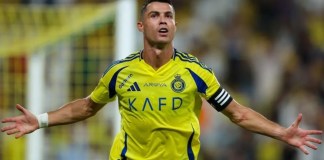 El delantero portugués Cristiano Ronaldo (CR7) anotó un doblete en la victoria del Al Nassr. Foto La Hora: Oficial Al Nassr