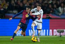 El Barcelona derrotó 1-0 al Rayo Vallecano