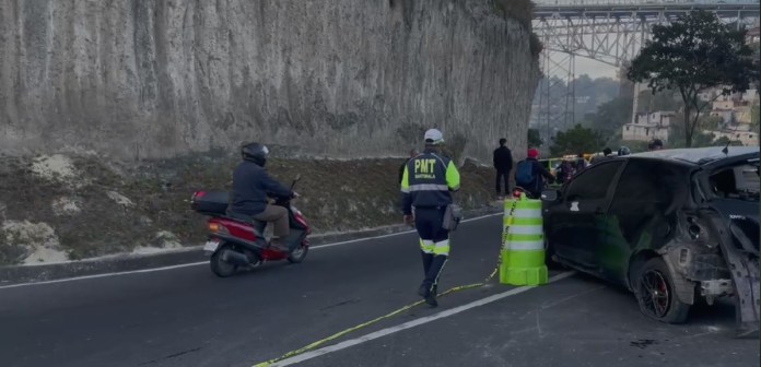 Accidente de bus en zona 6