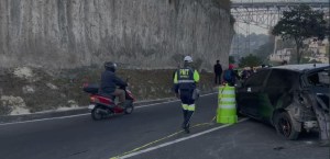 Accidente de bus en zona 6