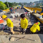 Trabajos en el puente Enrique Tejada Wyld, foto de referencia. Imagen: Covial