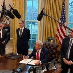 Donald Trump firmó una orden ejecutiva en la que instruye a los Departamentos del Tesoro y de Comercio a crear un "fondo soberano".