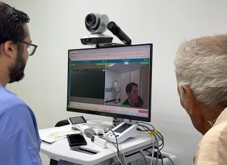 Servicio de Telemedicina por Hospital IGSS de Escuintla. Foto La Hora: IGSS