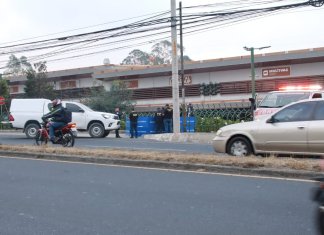 Ataque armado en Carretera a El Salvador. Foto: PNC / La Hora