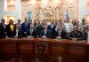 El presidente Bernardo Arévalo, sostuvo una reunión con la delegación del Cuerpo de Ingenieros del Ejército de los Estados Unidos. Foto La Hora: Embajada de EE.UU.