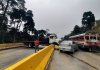 Accidente triple en carretera a El Salvador. Foto: Amílcar Montejo / La Hora