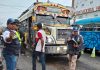 Agentes de la DGT realizan operativo en Terminal zona 4. Foto La Hora: DGT