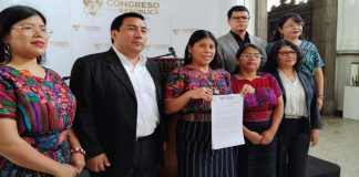 La diputada Sonia Gutiérrez pide al presidente Bernardo Arévalo la intervención de Fontierras. Foto: La Hora