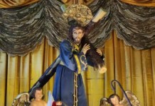 El Nazareno de San Juan de Dios fue donado por Manuel Estrada Cabrera en 1910. Foto La Hora: Sergio Osegueda