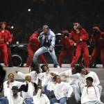 Kendrick Lamar se presentó en el show de medio tiempo del Super Bowl