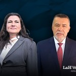 La exjueza Patricia Gamez y el exrector Estuardo Gálvez