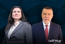 La exjueza Patricia Gamez y el exrector Estuardo Gálvez